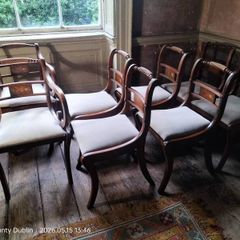 Set of 8 vintage Dining Chairs