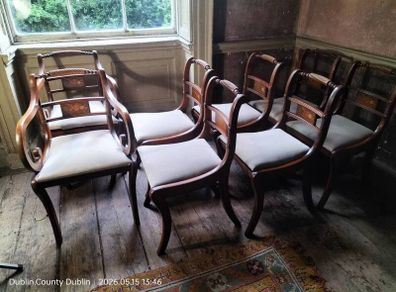 Set of 8 vintage Dining Chairs