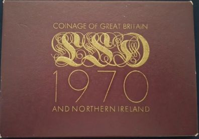 1970 Royal Mint Coinage of Great Britain & Northern Ireland Proof  50th birthday