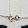 925 Sterling Silver Snowflake Cross Pendant Necklace with Gift Box Image 3