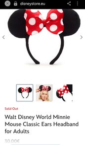 Disney Minnie mouse ears bn