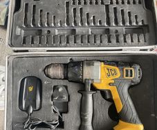 jcb cordless drill in case