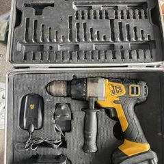 jcb cordless drill in case