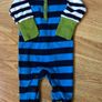 Polarn O Pyret all-in-one 56cm up to 1 month blue green white Image 2