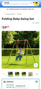 baby swing foldable