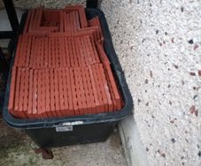 Turkish Clay Paving Bricks 280 Flat + 120 Corner