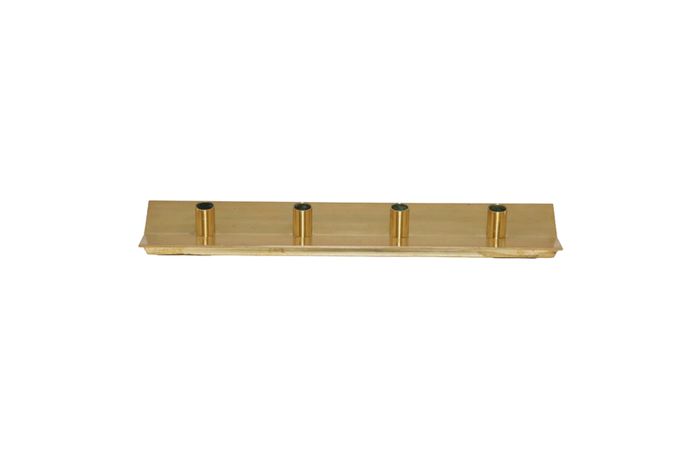 Vintage Brass Candelabra, Model Profile by Pierre Forsell for Skultuna, 1960s