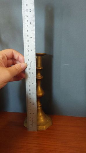 Fabulous Collection of Five Assorted Vintage/Antique Brass Candlesticks - Priced as a Collection, But Can be Sold Separately