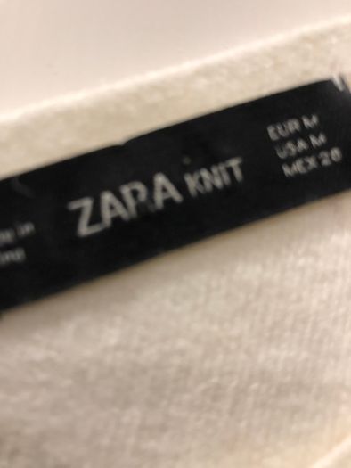 Knitted top, Zara, never worn size M