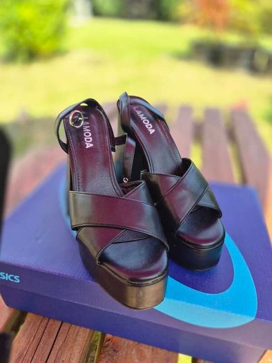 Lamoda Chunky Platform Sandals, Size 5 UK, 38 EU, AV