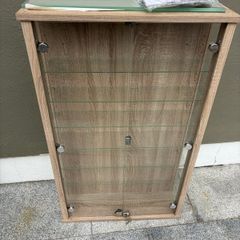 Glass & Wood Display Cabinet