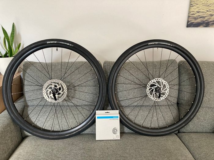 Giant GX Disc 700c Rear & Front Wheels - QR - New Freehub
