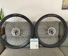 Giant GX Disc 700c Rear & Front Wheels - QR - New Freehub