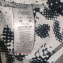 Next monochrome animal print Wrap Blouse Size 18 Postage included Image 7