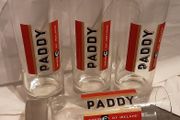 four paddy whiskey glasses