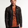 Real Hero Leather Biker Jacket Image 2
