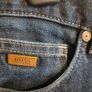 HUGO BOSS Dark Blue Slim-Straight Jeans Image 4