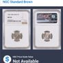 1967 Ireland 3pence coin NGC MS66. TOP GRADED Image 3
