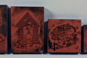 Set of foam stampers