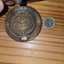 Rare C.1884 Victorian Era Trinity College Dublin Bronze Doorknocker Image 2
