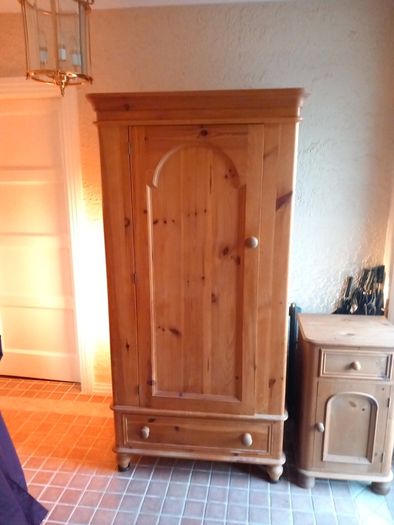 Wardrobe (single) And Bedside Locker