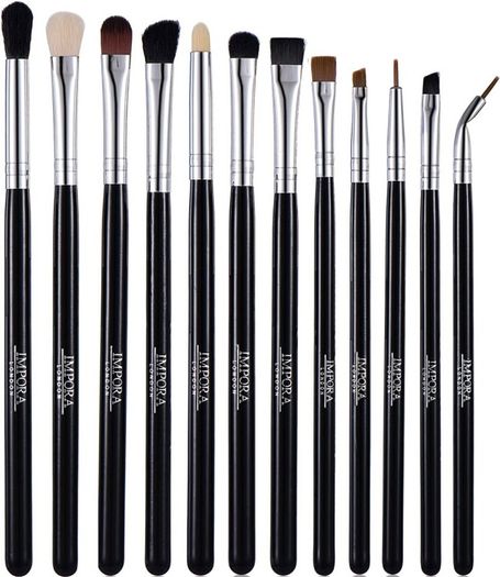 Eyeshadow Brushes, Blending Brush, Crease Brush, Eyeliner Brush & more 12 Brushes (FREE POSTAGE)