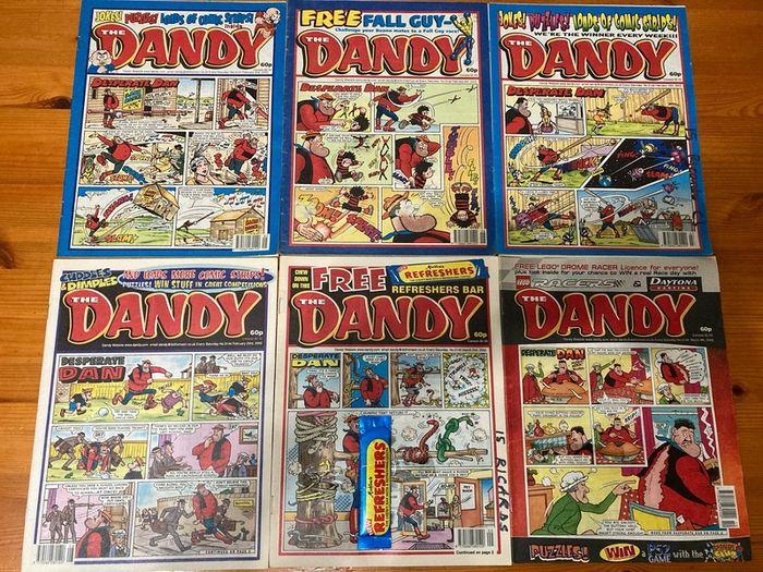 Comics: 'The Dandy' 2001,2002 and 2003 (61 numbers)
