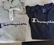 Champion Hoodie (L) and Sweatshirt (M) - Excellent Condition