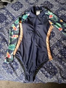 Animal Long sleeve one piece swimsuit