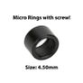 Micro Rings With Screw For Hair Extension I Tip Beads - 4.5mm - Light Blonde #7 Image 3