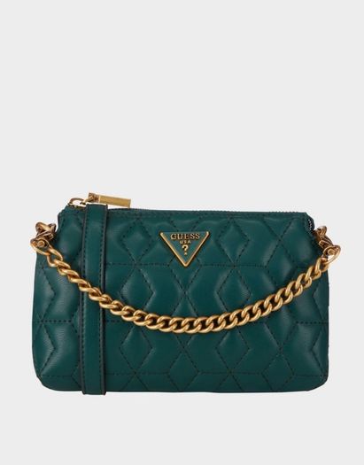 GUESS Elenia Diamond Quilted Mini Crossbody Bag