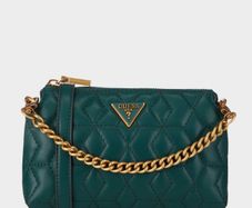 GUESS Elenia Diamond Quilted Mini Crossbody Bag