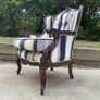 Vintage Louis XV-style wingback armchair Image 5