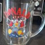 Vintage 1980's Disneyland Paris Donald Duck Beer Pint Glass Image 5