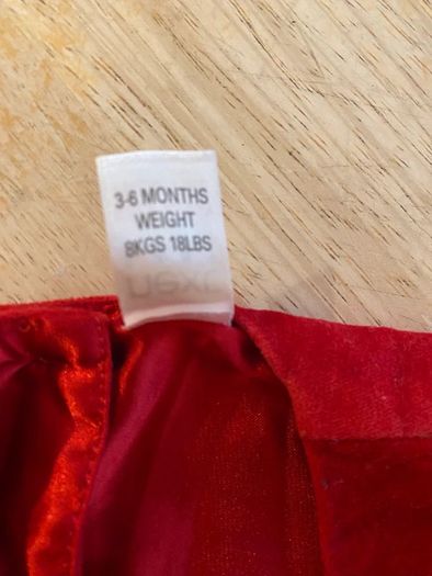 Gorgeous velvety red dress from Next