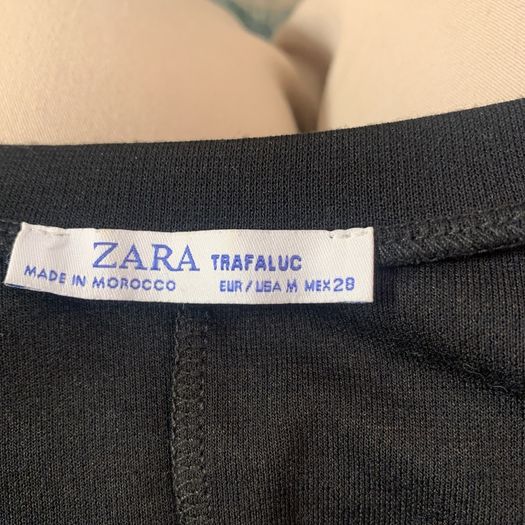 Zara black & white dress. Size M