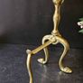 Vintage Brass Fire Dog Image 2