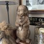 Resin reading hare with glasses Image 4