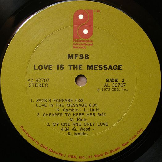 MFSB "Love Is The Message" Vinyl LP