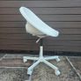 White Swivel Chair Image 5
