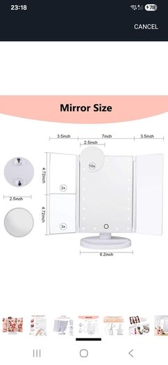 led mirror