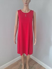 Street one red dress size UK 10