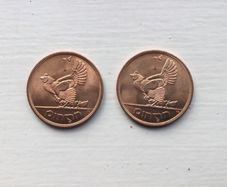 Coins - Eire Uncirculated 1968 Pennies X 2