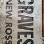 Old Graves barn sign and yield sign Image 2