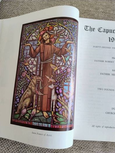 The Capuchin Annual 1975 Saint Francis of Assisi in good condition with some signs of wear on the cover see photos FREE STANDARD POSTAGE INCLUDED