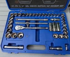 Draper Expert 41 Pc 1/2" drive metric/af socket set