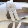 Ivory Leather Communion Shoes Image 3