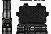 Outdoor Multifunctional Portable Rechargeable Flashlight with Premium Case, Featuring High-intensity Strobe, Telescopic Zoom, Magnetic Attachment, Extended Runtime, COB Work Light, Multi-purpose Side Light. Suitable for Home, Camping