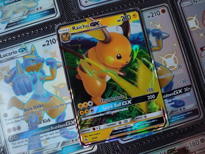 Raichu GX ! Ultra Rare ! from Hidden Fates Set ! Pokemon Card ! 20/68 ! TCG !