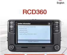 RCD360 Carplay Car Radio 17G035280 MirrorLink MIB Auto radio for Volkswagan VW PQ Polo Golf Passat B6 B7 Jetta MK5 MK6 Eos Bettle